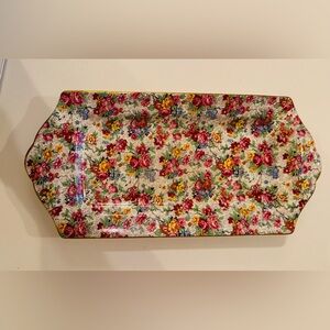 Vintage Lord Nelson Ware Marina (Chintz) Sandwich Tray